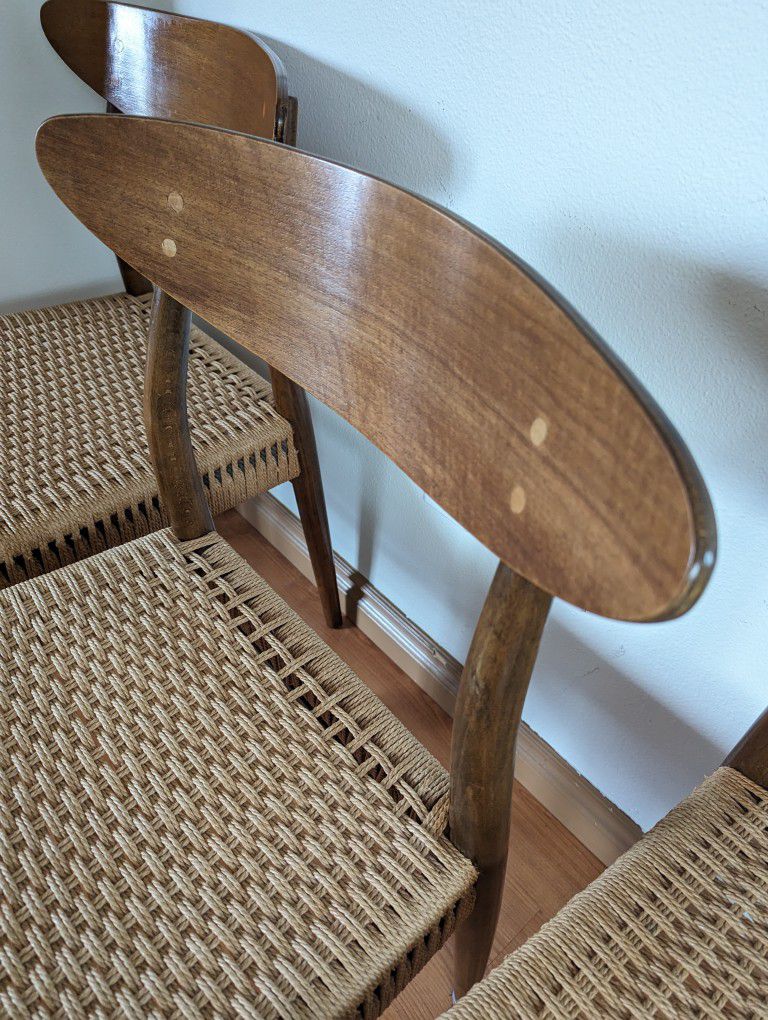 Mid Century Danish Teak Set of Four Chairs by Poul Volther For Frem Rojle