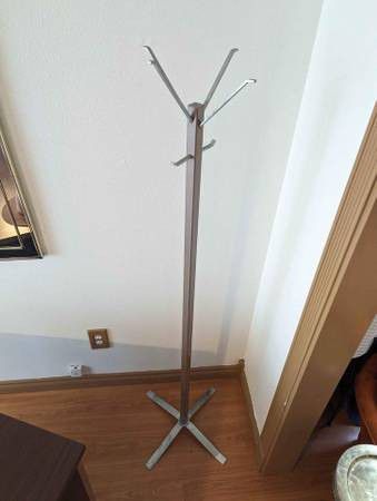 1950's Mod Era Industrial Coat Hanger / Hat Rack by Steelcase MCM