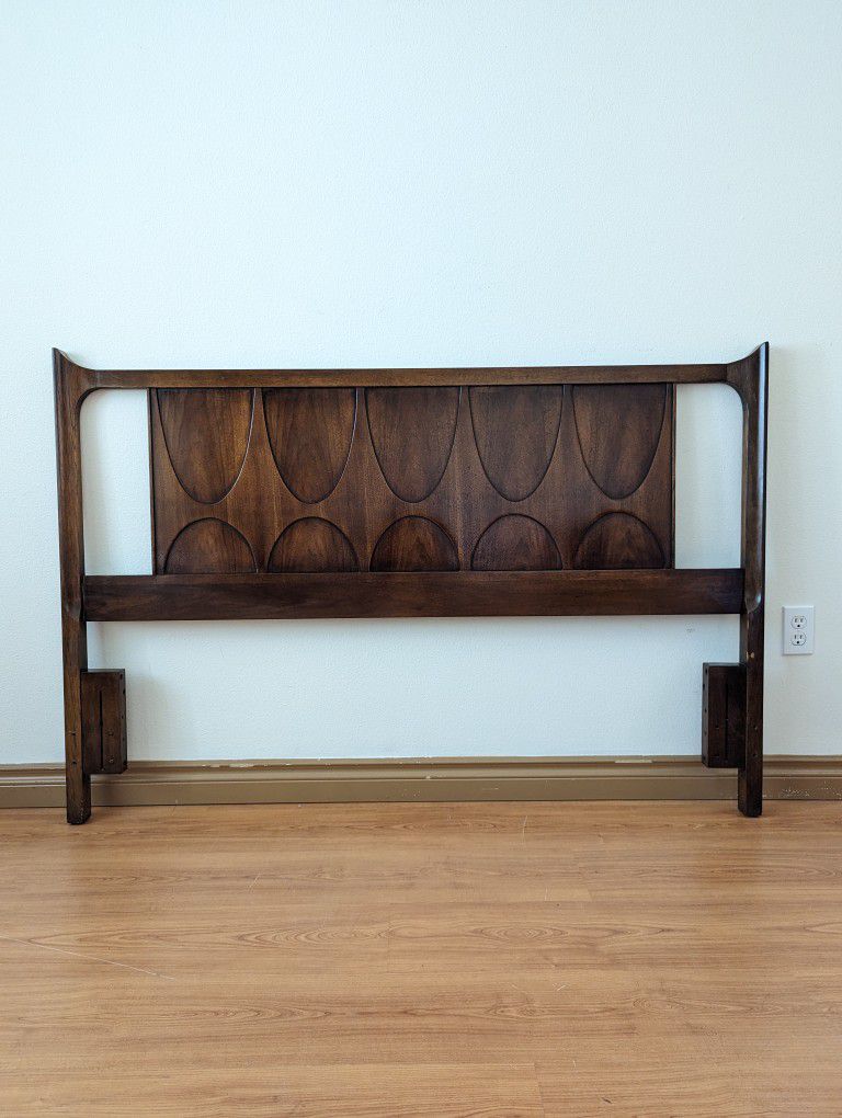 MCM Broyhill Brasilia Queen Headboard & Nightstand $795 Each