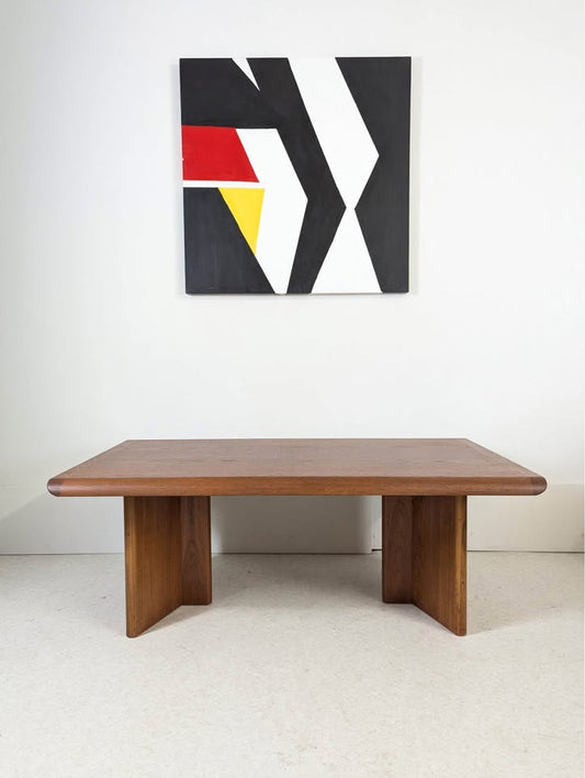 Mid Century Danish Modern Rectangular Coffee Table by VSM