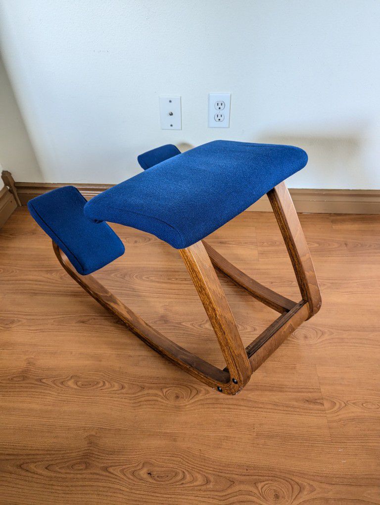 Scandinavian Balans Variable Teak Chair Peter Obsvik Stokke Fabrikker