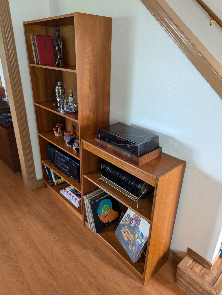 MCM / Danish Modern Teak Bookshelves Made In Denmark