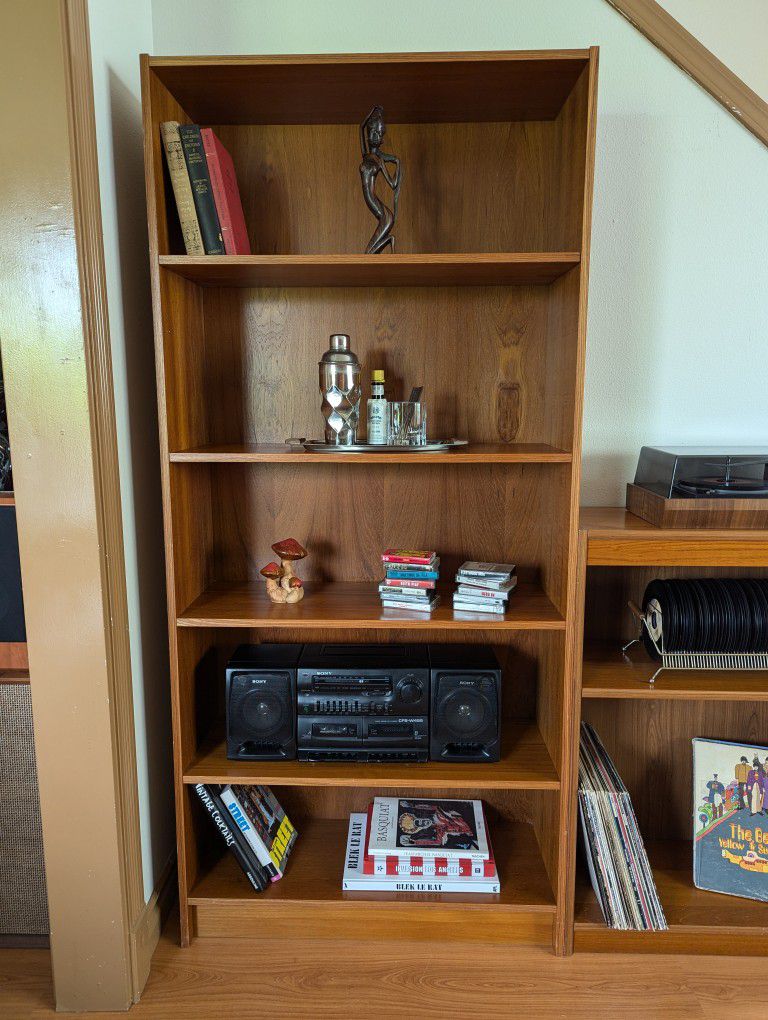 MCM / Danish Modern Teak Bookshelves Made In Denmark