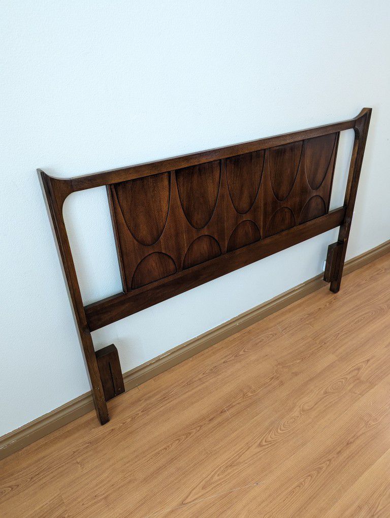 MCM Broyhill Brasilia Queen Headboard & Nightstand $795 Each