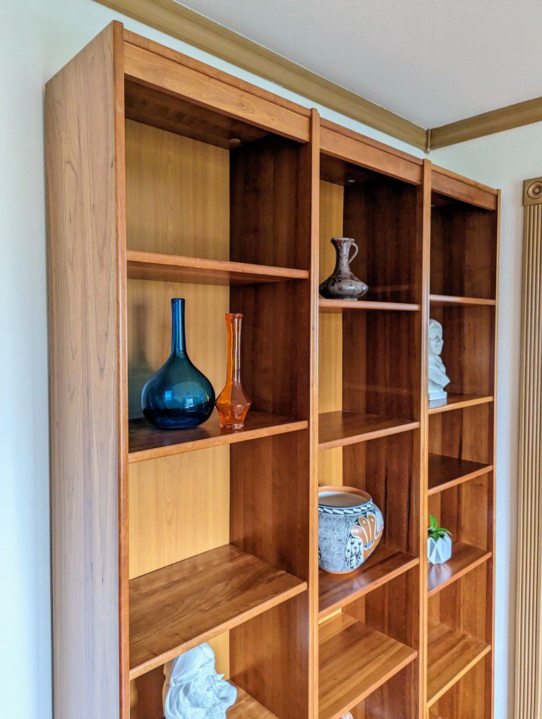 Large Danish Modern Teak Bookshelves / Wall Unit from Dania $225 Each