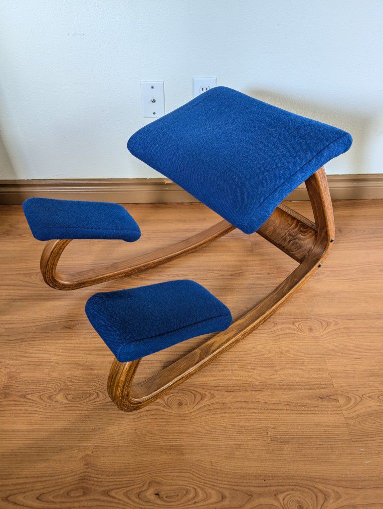 Scandinavian Balans Variable Teak Chair Peter Obsvik Stokke Fabrikker