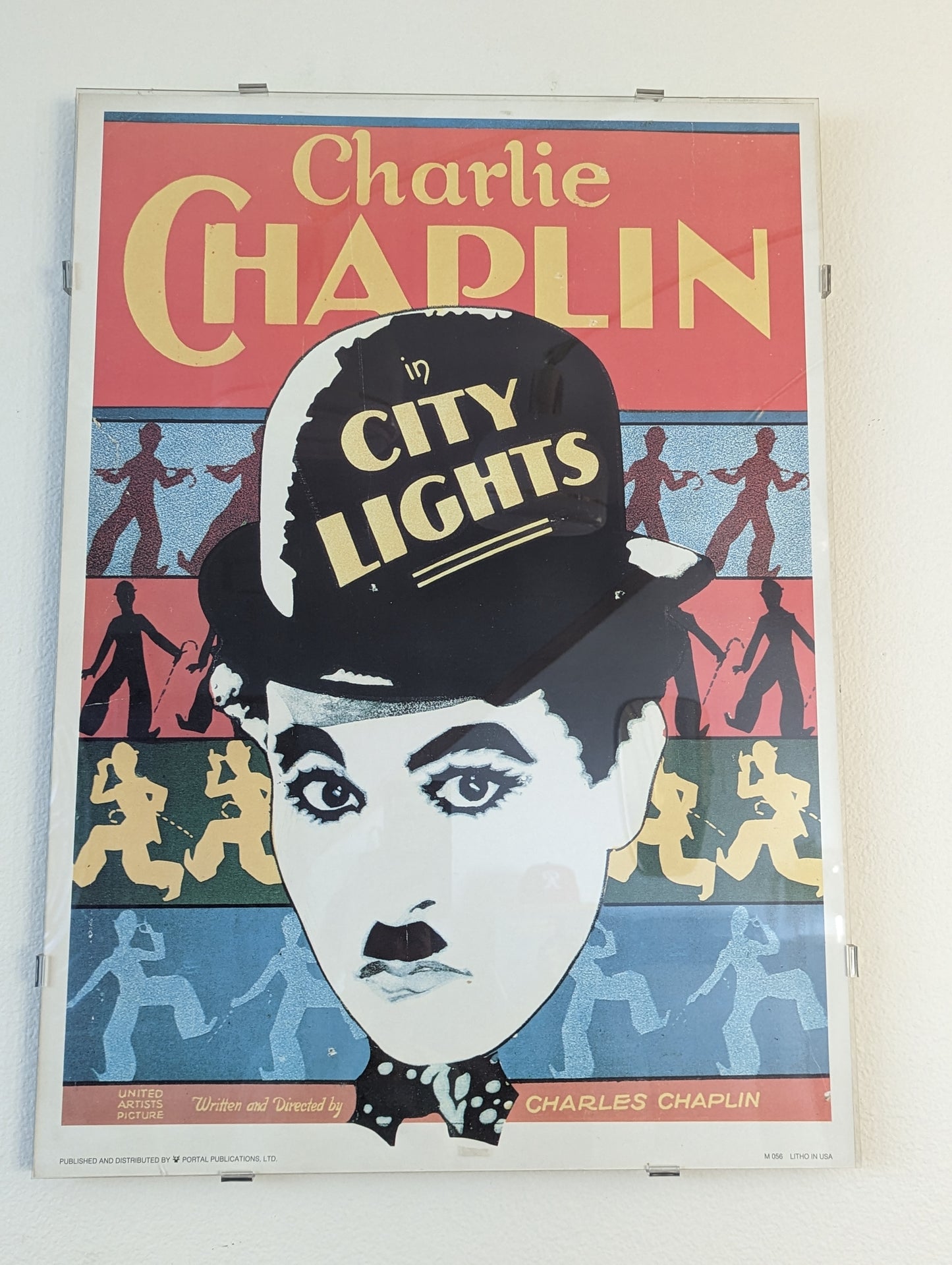 Charlie Chaplin in City Lights Movie Poster Wall Art Hang 28" x 20"