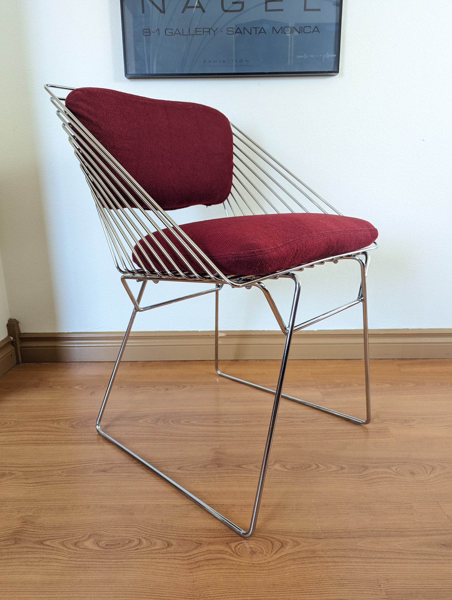 1960's Verner Panton Wire Grid Lounge Chair by Fritz Hansen Denmark