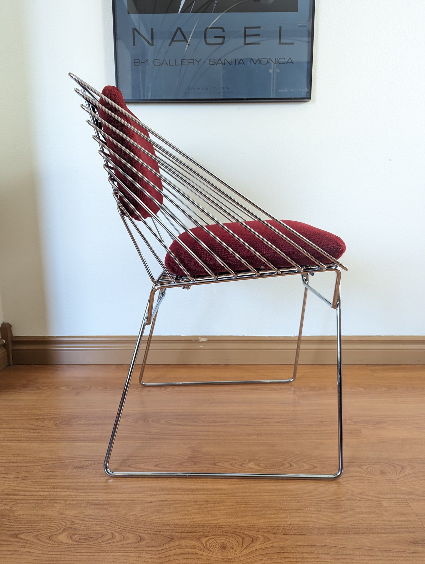 1960's Verner Panton Wire Grid Lounge Chair by Fritz Hansen Denmark