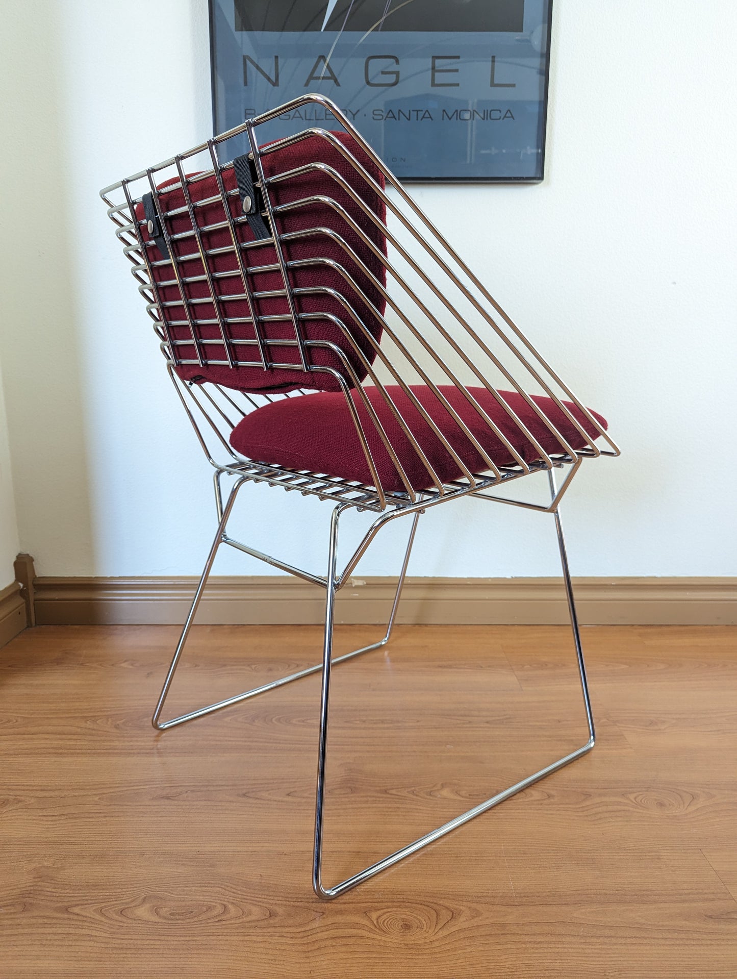 1960's Verner Panton Wire Grid Lounge Chair by Fritz Hansen Denmark