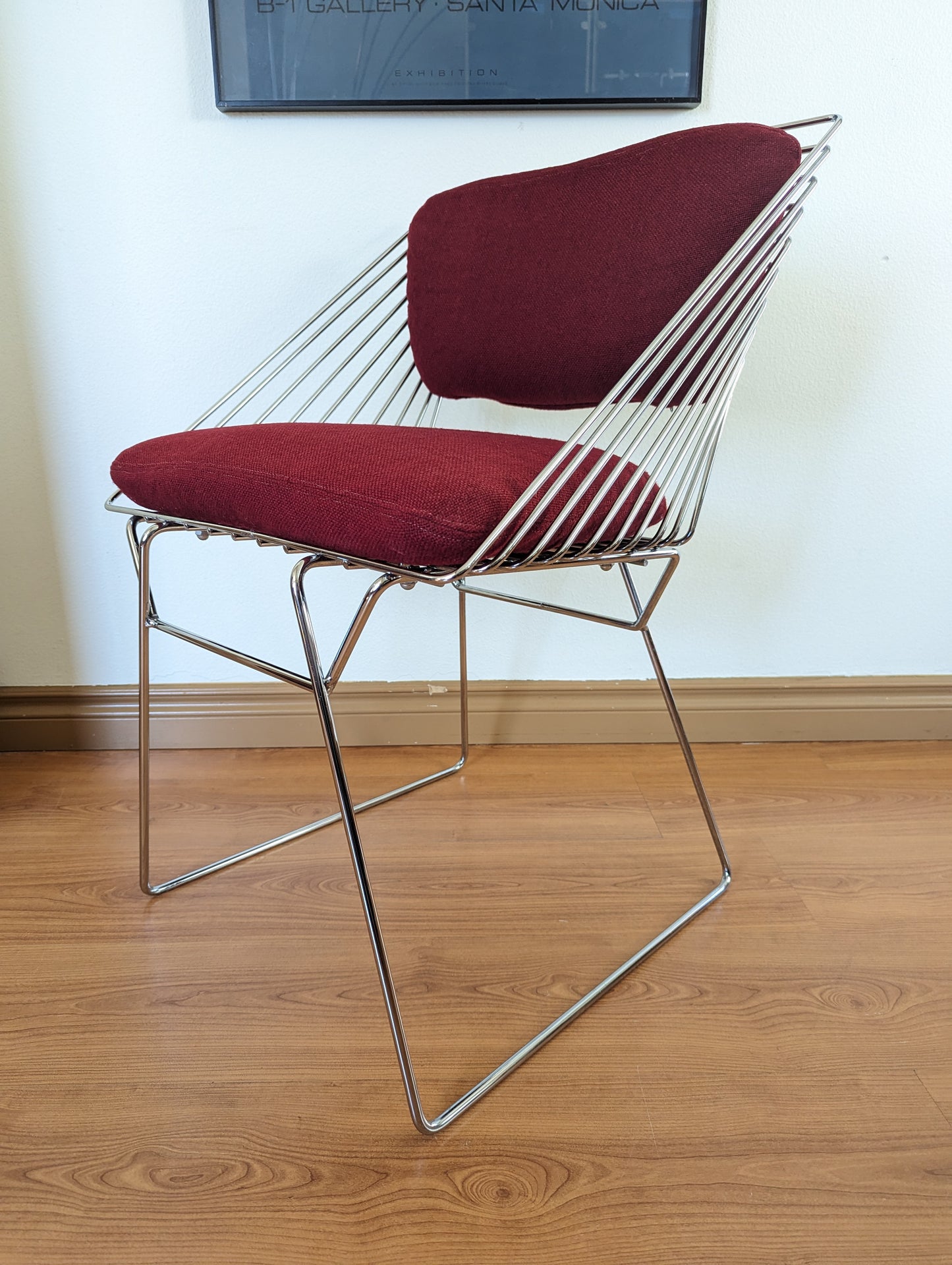 1960's Verner Panton Wire Grid Lounge Chair by Fritz Hansen Denmark