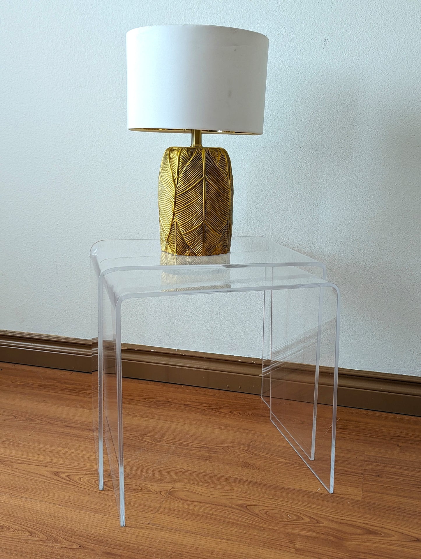 Opalhouse Palm Beach Regency Boho Chic Gold Leaf Table Lamp