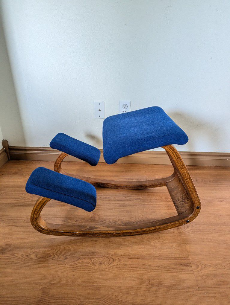 Scandinavian Balans Variable Teak Chair Peter Obsvik Stokke Fabrikker