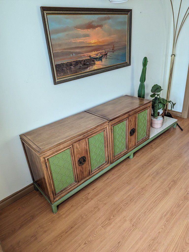 Vintage MCM Thomasville Media Cabinet / Credenza Sideboard Buffet