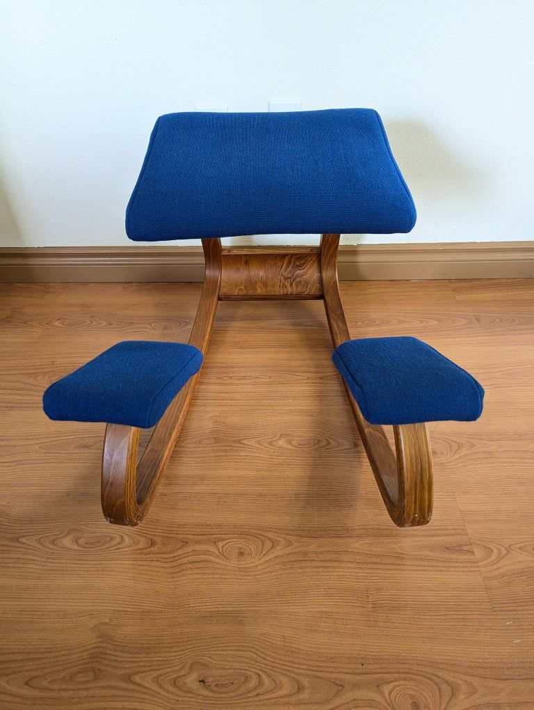 Scandinavian Balans Variable Teak Chair Peter Obsvik Stokke Fabrikker