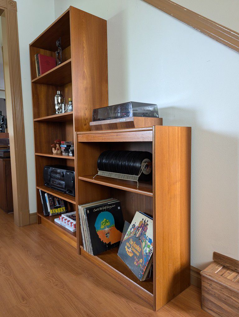 MCM / Danish Modern Teak Bookshelves Made In Denmark